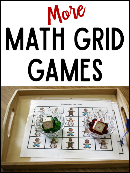 More Math Grid Games from PreKinders.com