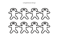 Gingerbread Bingo Gingerbread Bingo Stamping Game