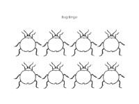 Ladybug Bingo Bug Bingo Stamping Game