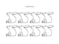 Rabbit Bingo Easter Bingo Stamping Game