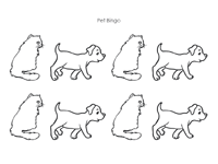 Pet Bingo Stamping Game