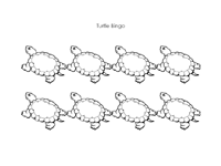 turtle bingo Turtle Bingo Stamping Game