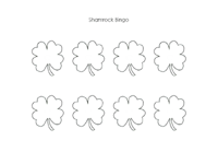 Shamrock Bingo Shamrock Bingo Stamping Game