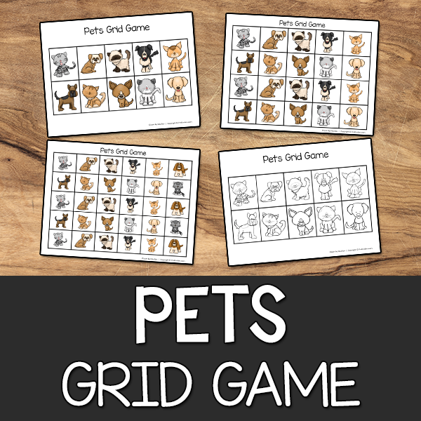 Pets Grid Game