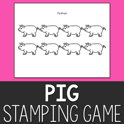 Bingo Marker Stamping Games - PreKinders