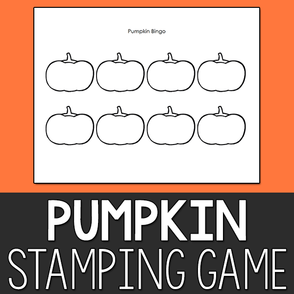 Pumpkin Stamping Game