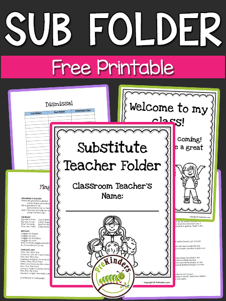 Sub Folder Free Printable