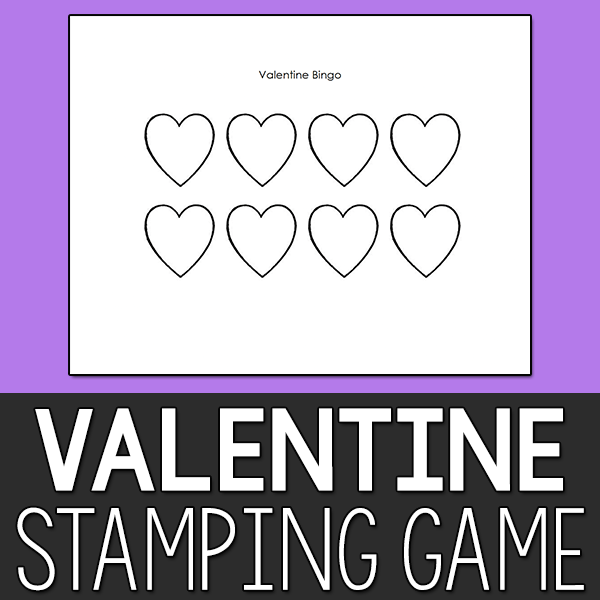  Valentine Stamping Game