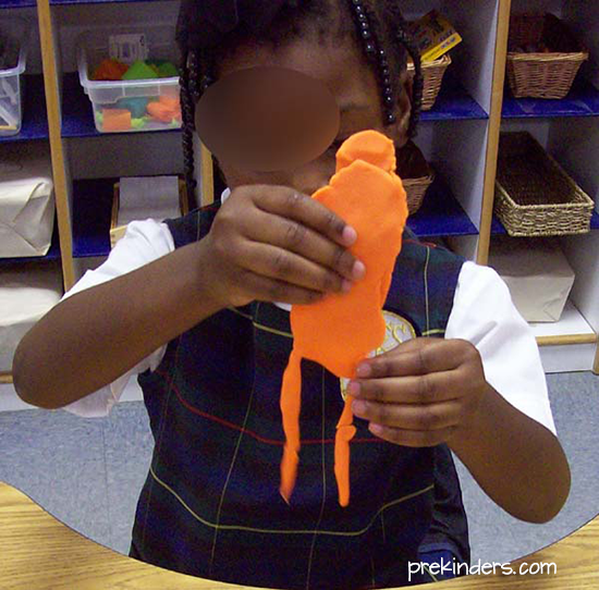 Family with Play Dough