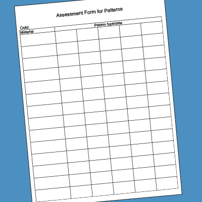 Pattern Assessment Sheet