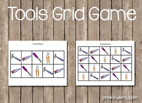 Tools Grid Game