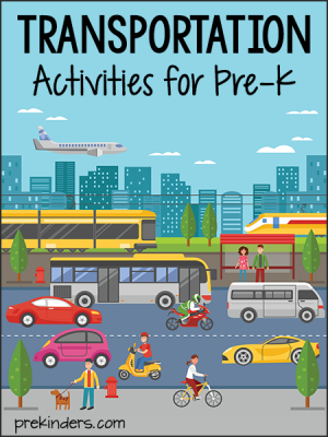 Transportation Theme Unit: Activities for Preschool, Pre-K