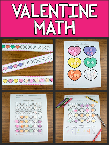 Valentine Math with Candy Hearts