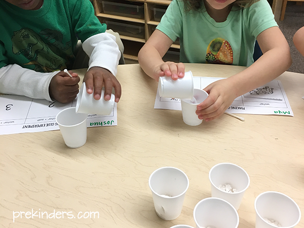 Making Glue Experiment: Science for Pre-K, Preschool