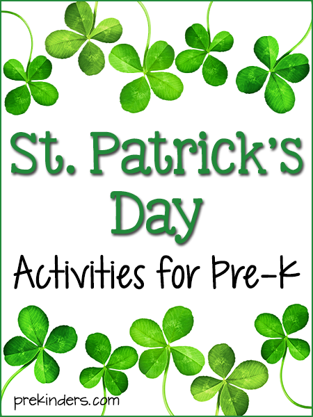 St Patrick's Day Activities for Pre-K, Preschool