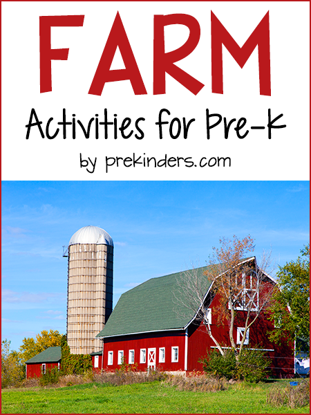 Farm Activities for Pre-K, Preschool