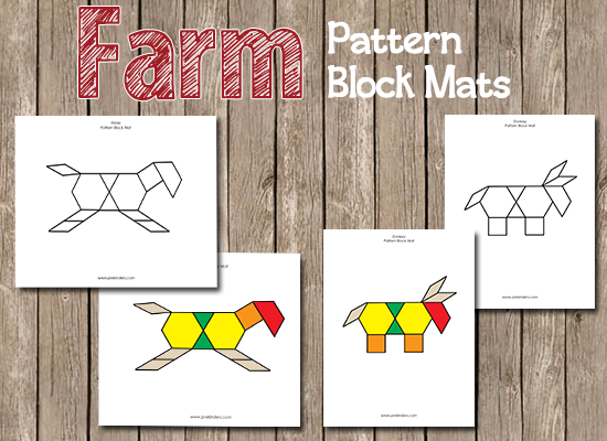 Farm Pattern Block Mats