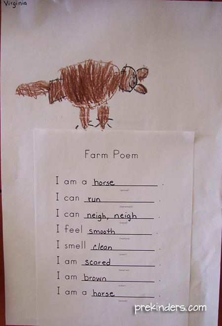 Farm Poem for Preschoolers