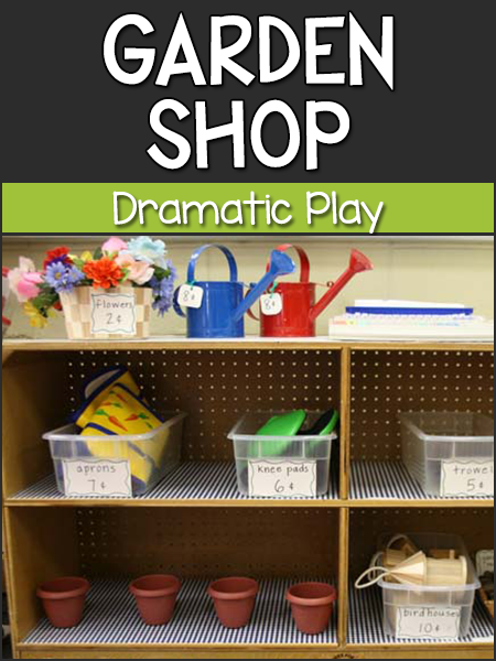 Garden Shop Dramatic Play in Preschool