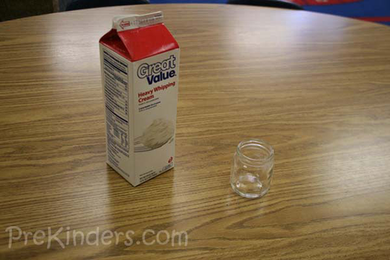 Making Butter in Preschool