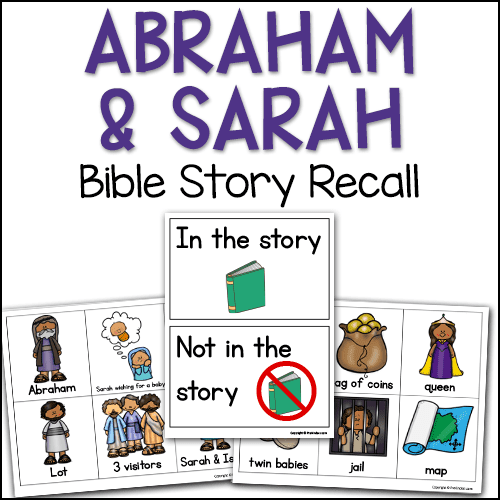 Abraham & Sarah Bible Story recall