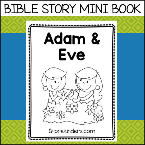 Adam and Eve in Eden Bible Story Mini Book