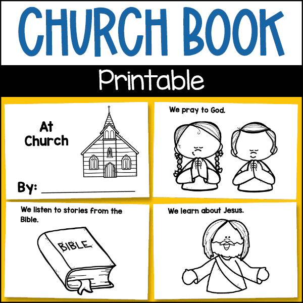 printable book about church