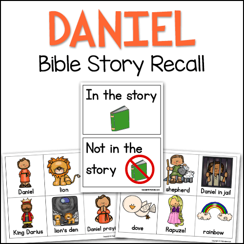 Daniel Bible Story Recall Cards