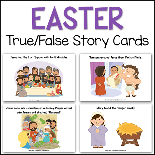 Easter Bible Story True False Game