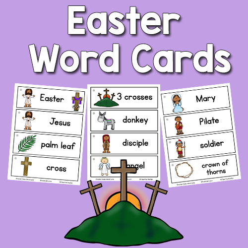 Easter Christian Word Cards