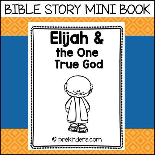 Elijah Bible Story mini book