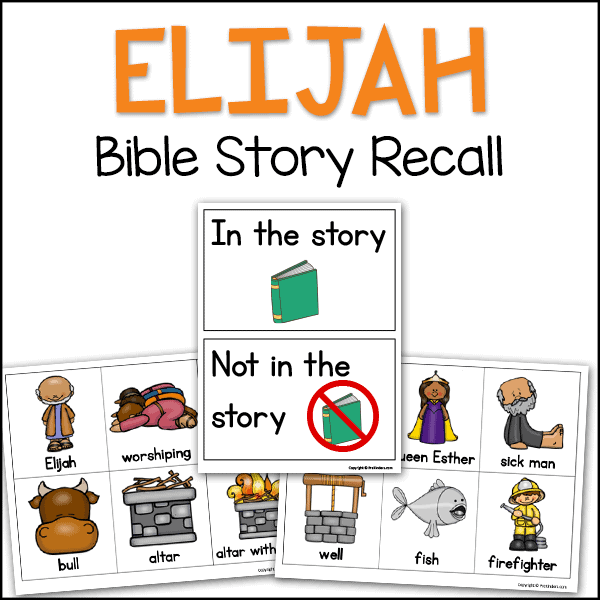 Elijah Bible Story Recall