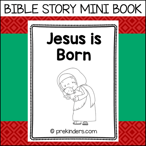 Jesus Birth Christmas Bible Story Mini Book