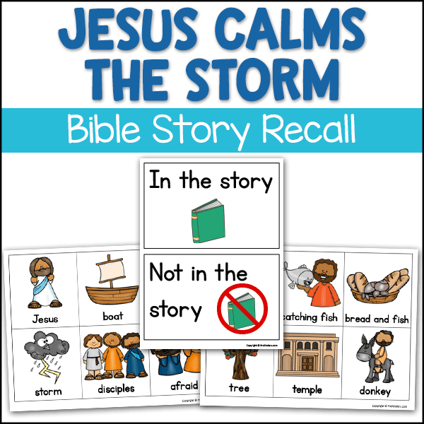 Jesus Calms the Storm Story Recall Game
