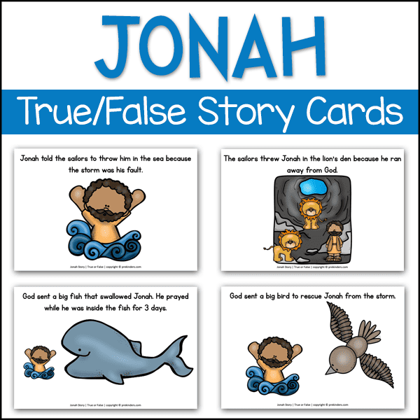 Jonah Bible Story True False Game