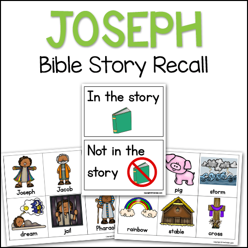 Joseph Bible Story Recall Game