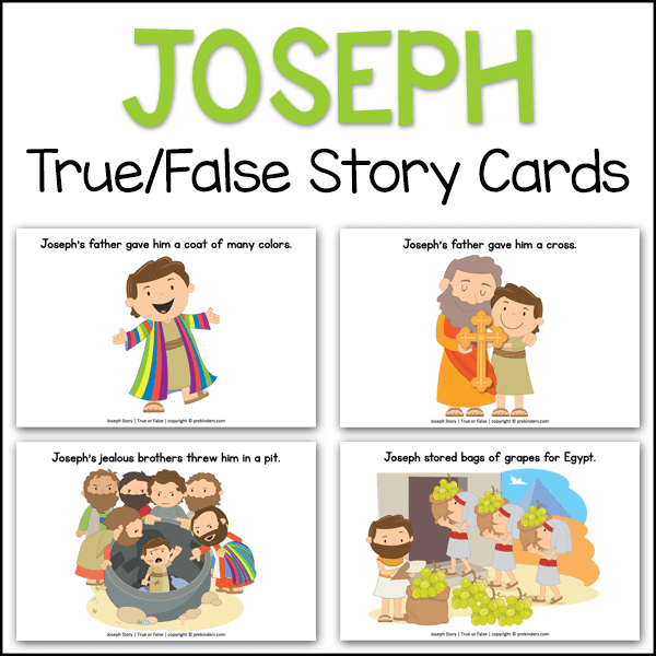 Joseph Bible Story True False Game