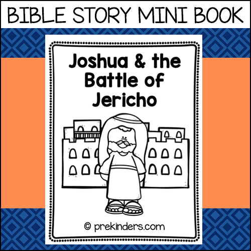 Joshua Jericho Bible Story mini book