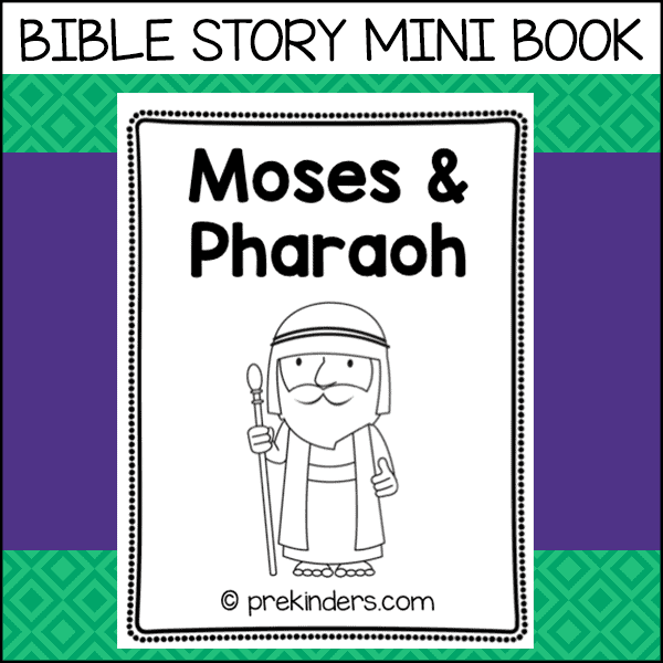 Moses Bible Story mini book