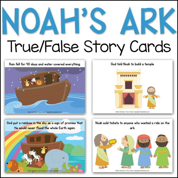 Noah's ark Bible Story True False Game