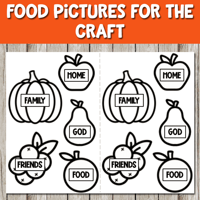 cornucopia craft sheet