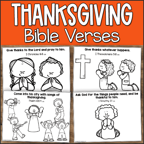 thanksgiving bible verse sheets