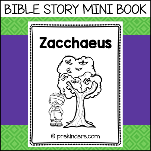 Zaccaheus Bible Story Mini Book