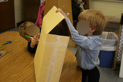 Make a Doghouse with Preschoolers