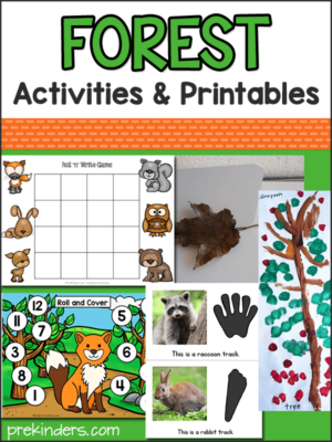 Forest Theme Activities for Pre-K, Preschool