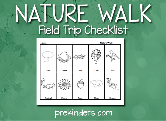 Nature Walk Checklist