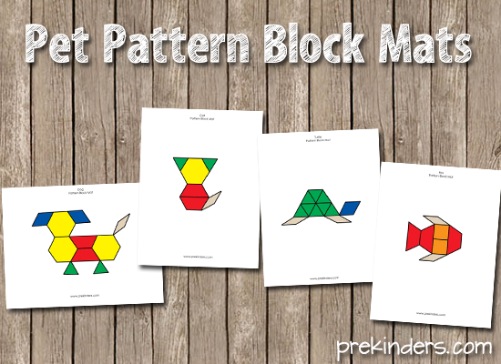 Pet Pattern Block Mats