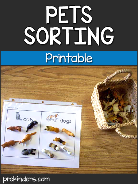 Pet Sorting & Classification Printable