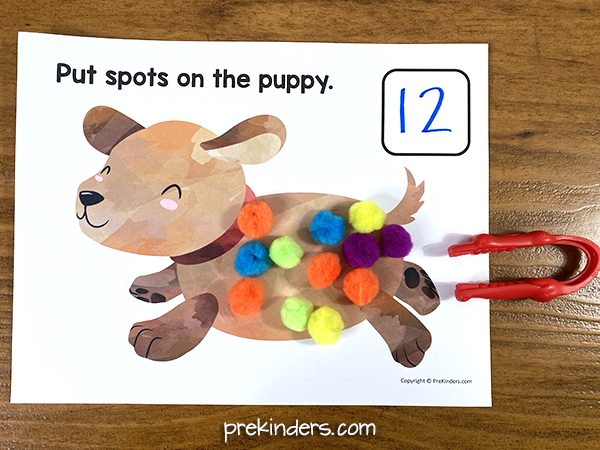Puppy Dog Counting Math