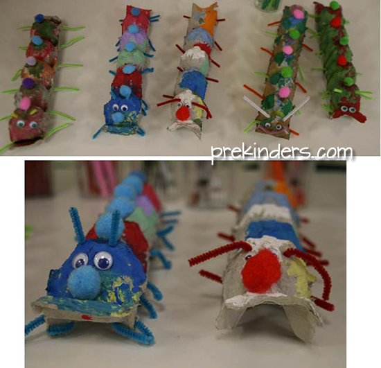 Egg Carton Bugs